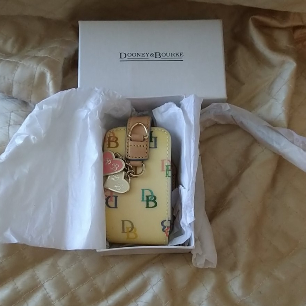 Dooney & Bourke Lipstick Holder w/Wristlet. NIB